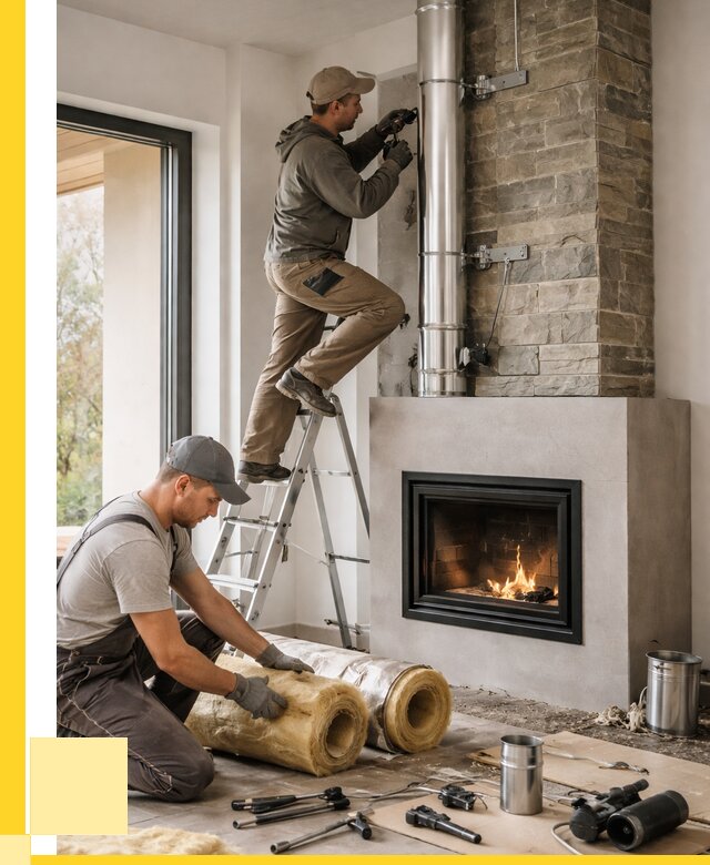 Монтаж дымоходов для каминов в Ставрополе от 15576 р. ЭриданСтв