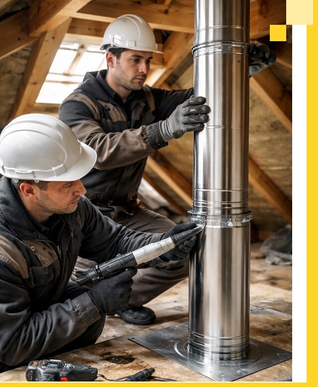Монтаж дымоходов для каминов в Ставрополе с гарантией качества