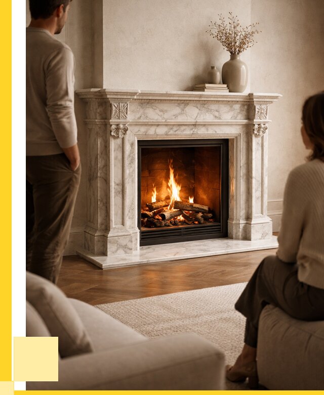 Мраморные камины под ключ в Ставрополе от 259600 р. | ЭриданСтв