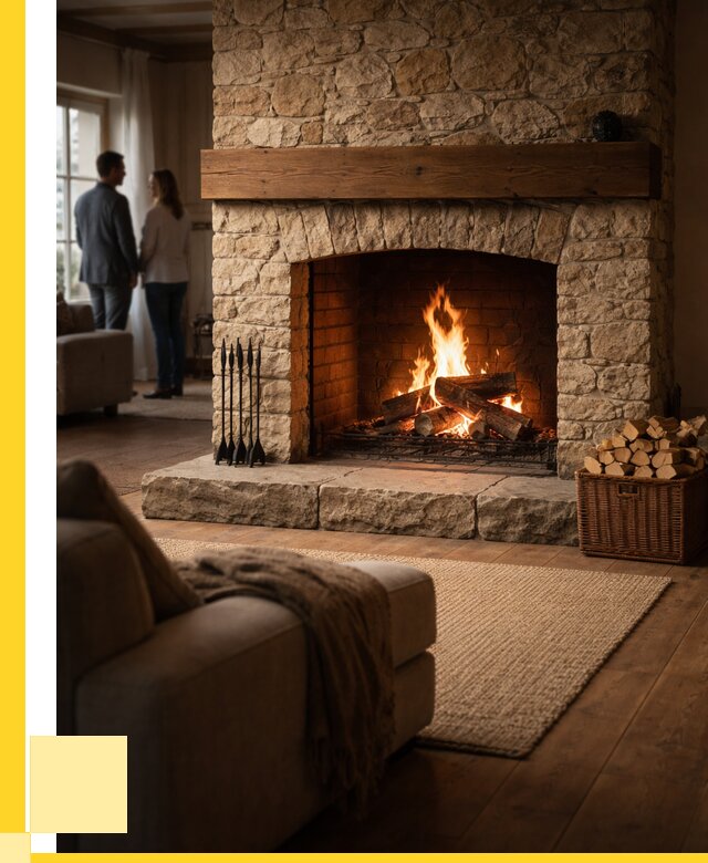 Открытые камины под ключ в Ставрополе от 155760 р. ЭриданСтв