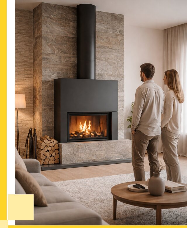 Закрытые камины под ключ в Ставрополе от 124608 р., ЭриданСтв