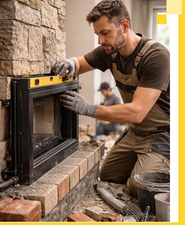 Дровяные камины под ключ в Ставрополе: монтаж, обустройство