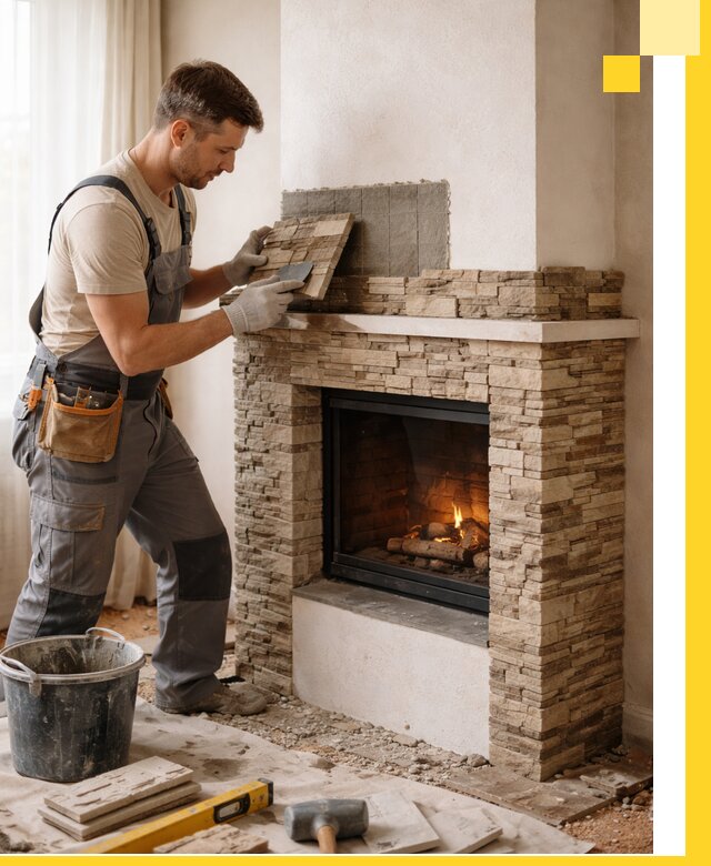 Изготовление и монтаж каминов для дома под ключ в Ставрополе