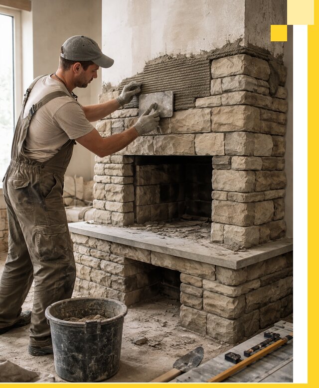 Строительство каминов под ключ в Ставрополе от проектирования до монтажа