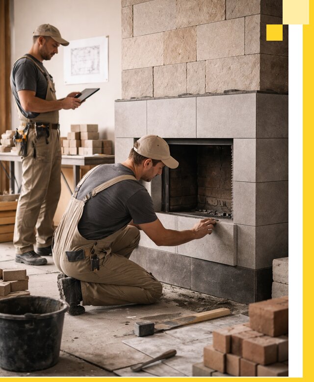 Индивидуальные проекты каминов и каминных систем в Ставрополе