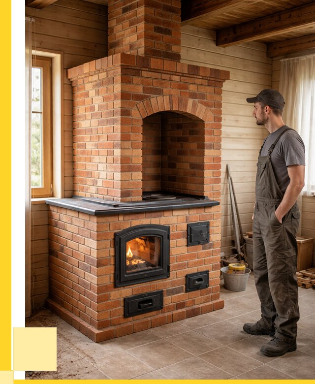 Кирпичные печи в Ставрополе: купить от 155760 р. | ЭриданСтв