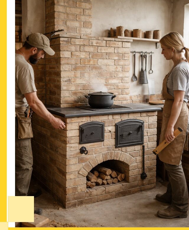 Варочно отопительные печи в Ставрополе от 93456 р. | ЭриданСтв