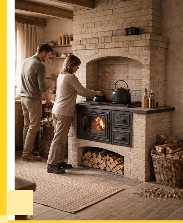 Печи с плитой в Ставрополе от 46728 р. | ЭриданСтв — кирпичная печь