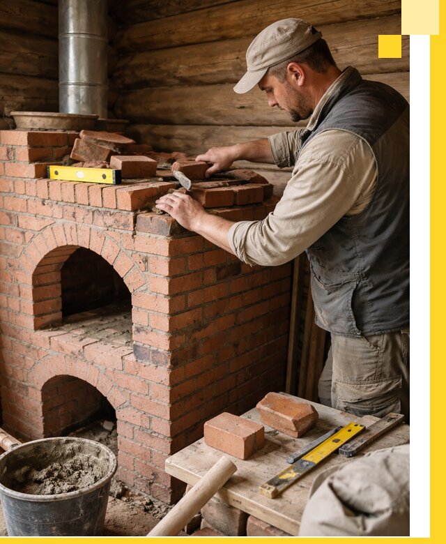 Изготовление и установка русских печей в Ставрополе под ключ