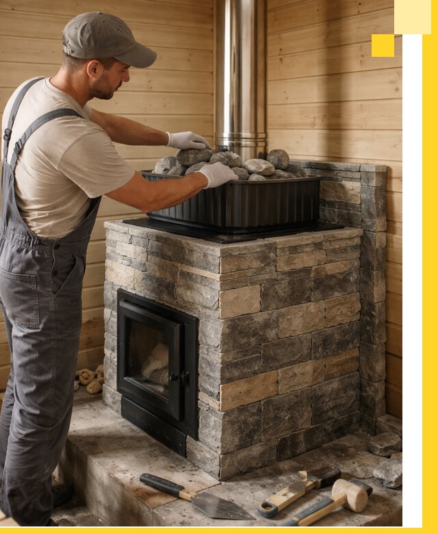 Печи для парной в Ставрополе, производство, монтаж и обслуживание