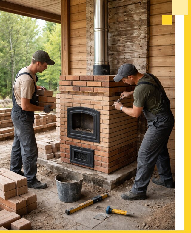 Производство и установка дачных печей под ключ в Ставрополе