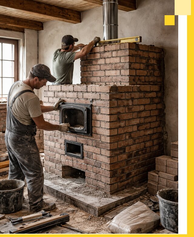 Печи для загородного дома под ключ в Ставрополе — монтаж и сервис