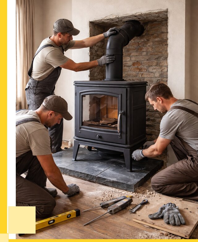 Монтаж печи камина в частном доме в Ставрополе от 25960 р. | ЭриданСтв