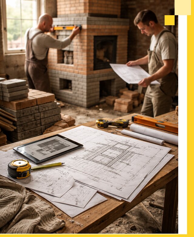 Проекты печей и каминов с индивидуальным дизайном в Ставрополе