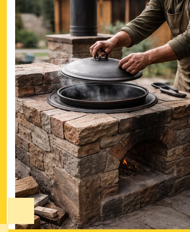 Печи для казана в Ставрополе по цене от 18691 р. | ЭриданСтв