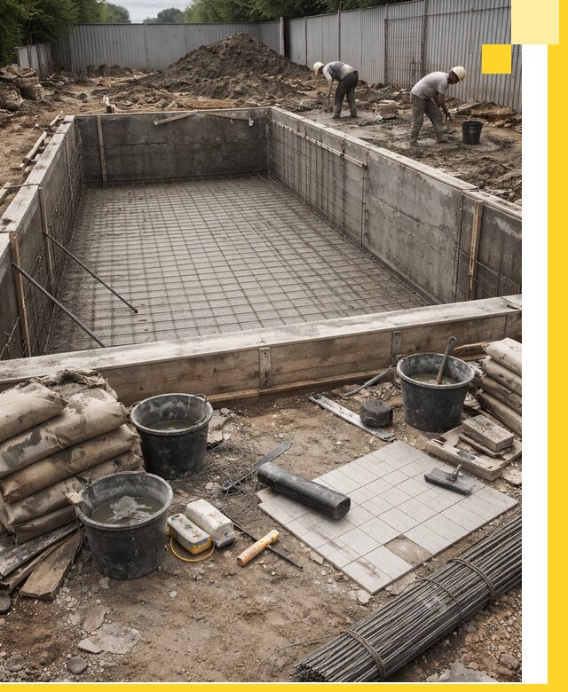 Строительство бассейнов под ключ в Ставрополе, дизайн и монтаж