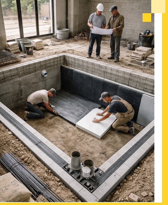 Проекты частных и общественных бассейнов под ключ в Ставрополе