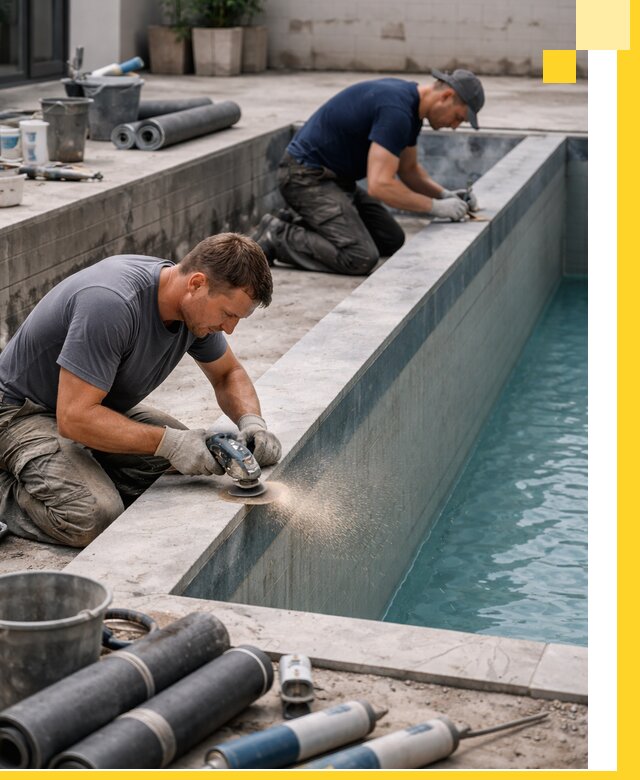 Профессиональный ремонт бассейнов под ключ в Ставрополе