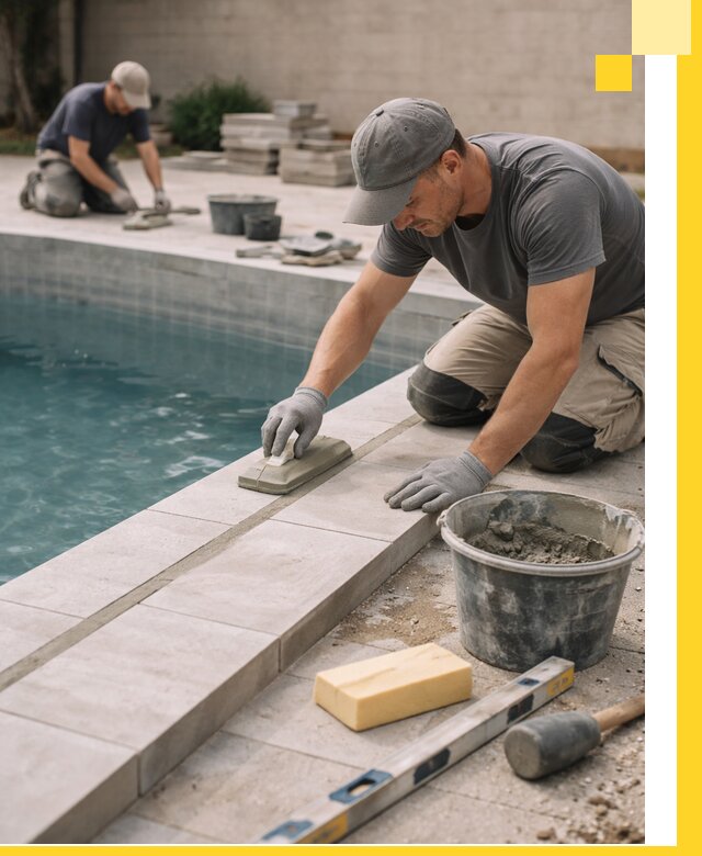 Отделка бассейнов в Ставрополе: декоративная отделка и гидроизоляция