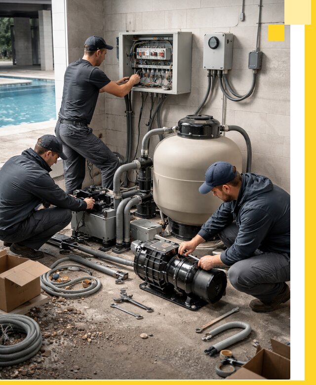 Профессиональный монтаж оборудования для бассейнов в Ставрополе