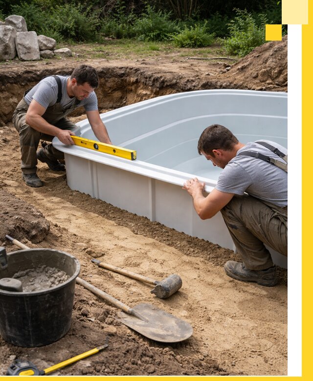 Производство и установка пластиковых бассейнов в Ставрополе под ключ
