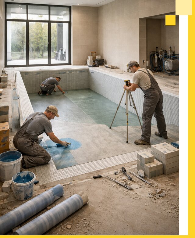 Проект и строительство закрытых бассейнов в Ставрополе под ключ