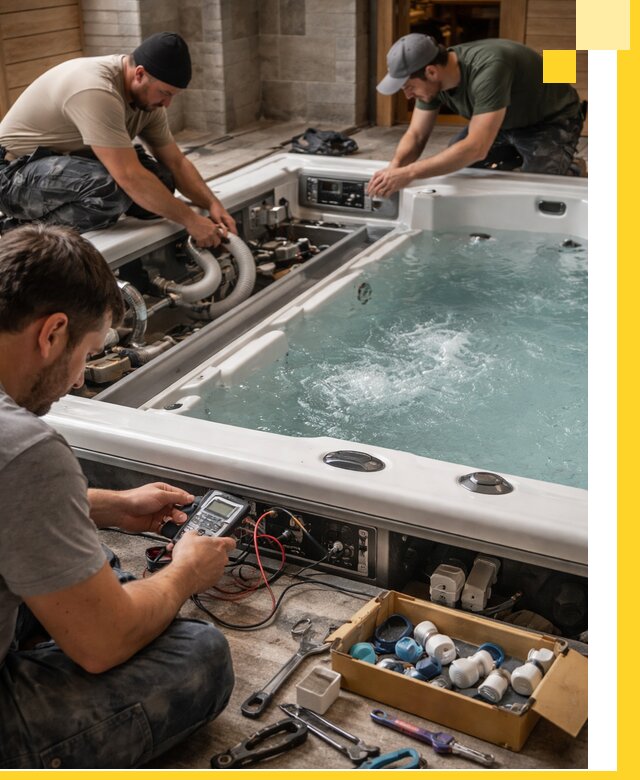 Гидромассажные бассейны под ключ в Ставрополе, дизайн и монтаж