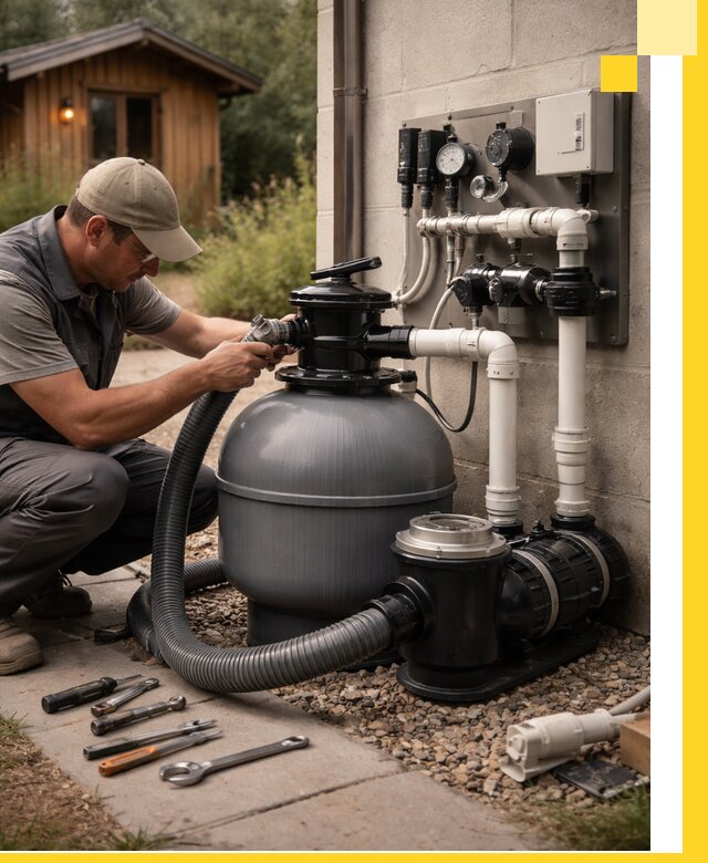 Продажа и монтаж фильтров и насосов для бассейнов в Ставрополе