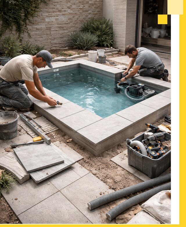 Мини бассейны под ключ в Ставрополе, дизайн и установка