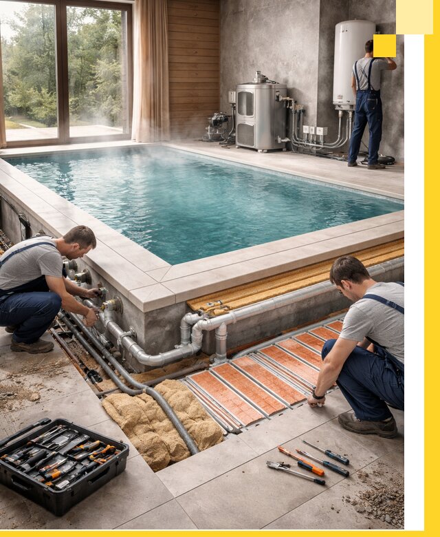 Проектирование и строительство тёплых бассейнов в Ставрополе