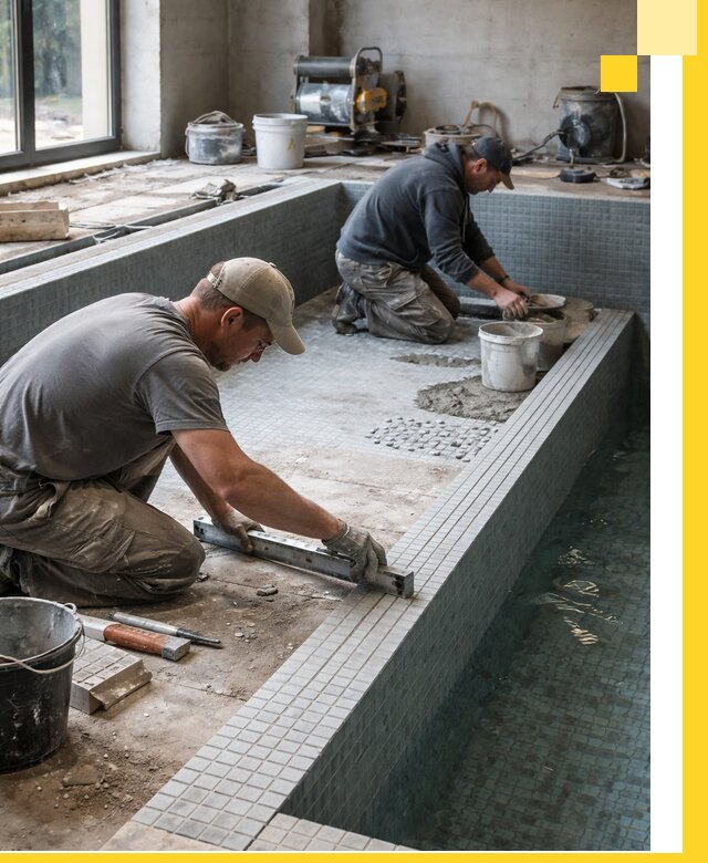 Строительство бассейна в частном доме в Ставрополе под ключ