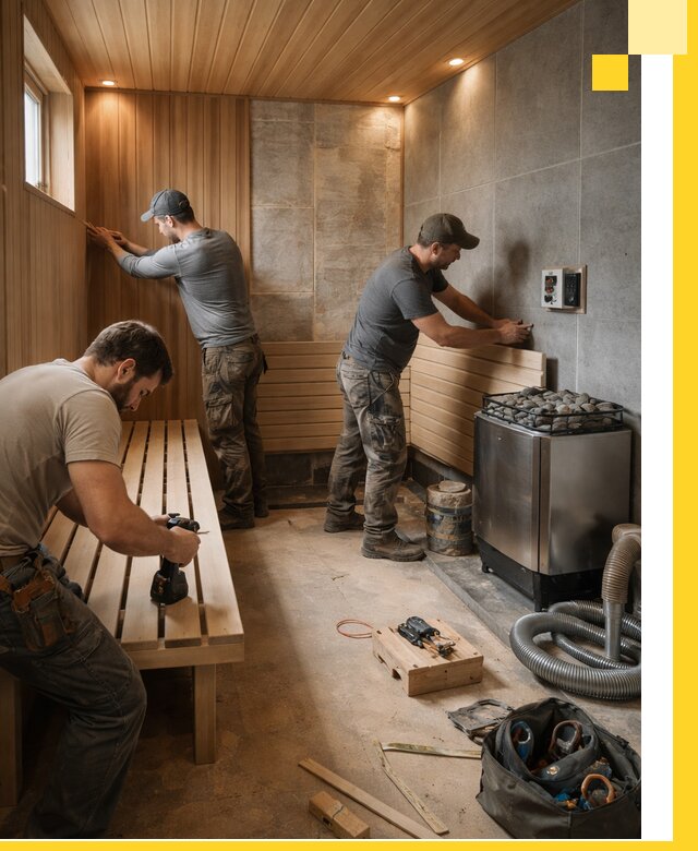 Сауны под ключ в Ставрополе, проектирование, строительство, отделка