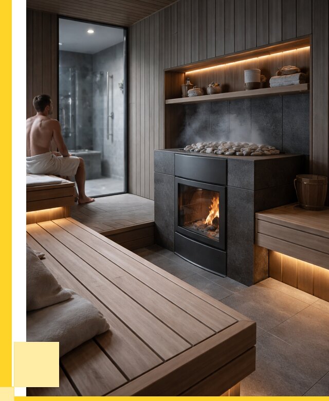 Проект сауны в частном доме в Ставрополе от 36344 р. | ЭриданСтв