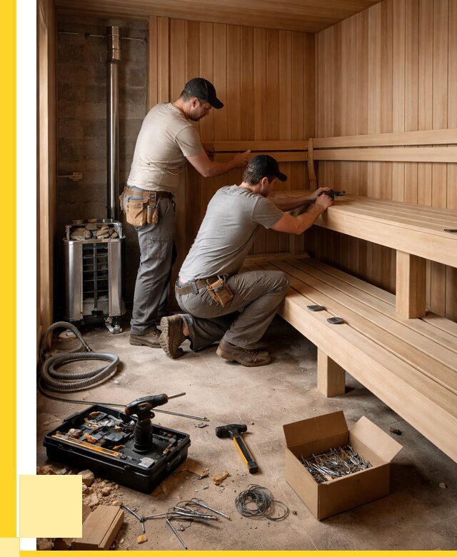 Монтаж саун под ключ в Ставрополе от 124608 р. | ЭриданСтв