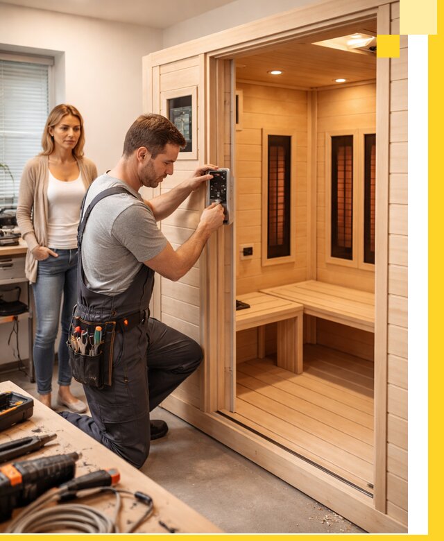 Инфракрасные сауны под ключ в Ставрополе продажа и установка