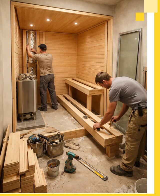 Проектирование и установка домашних саун под ключ в Ставрополе