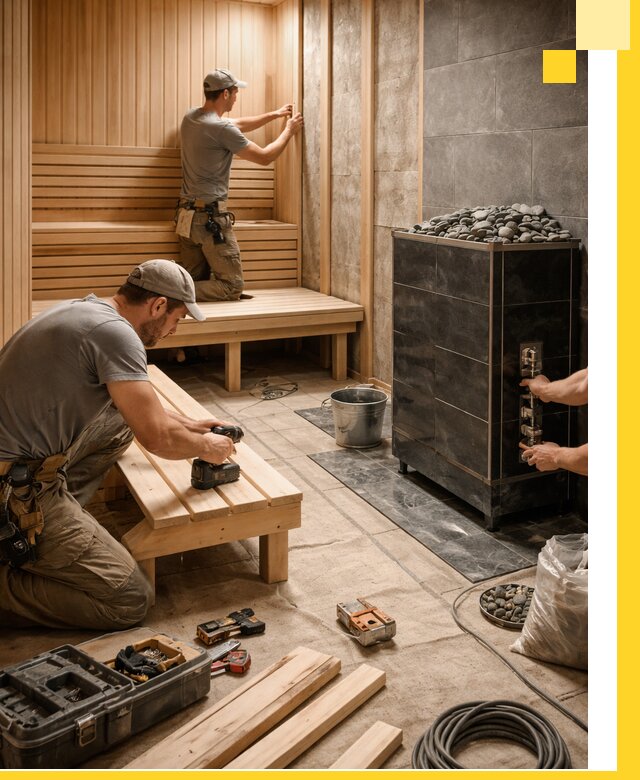 Дизайн и строительство интерьерных саун под ключ в Ставрополе