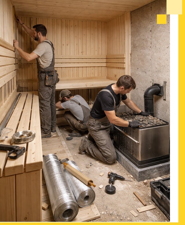 Индивидуальные сауны на заказ в Ставрополе под ключ, проект и монтаж