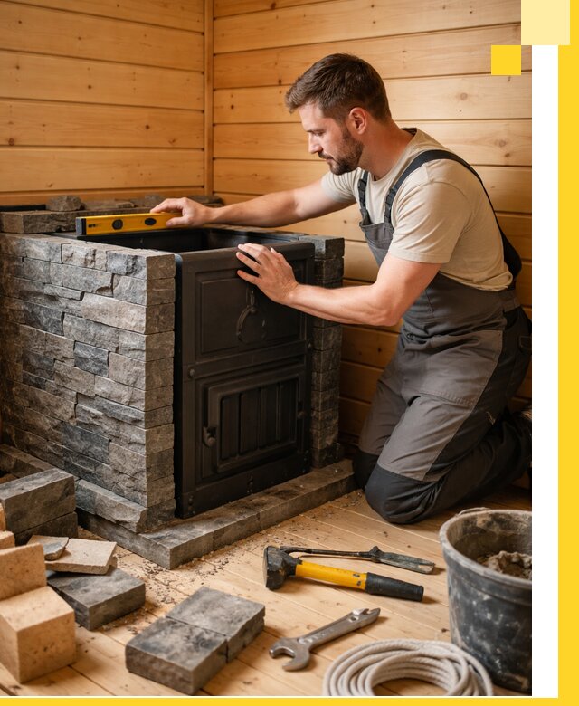 Производство и установка печей для саун под ключ в Ставрополе