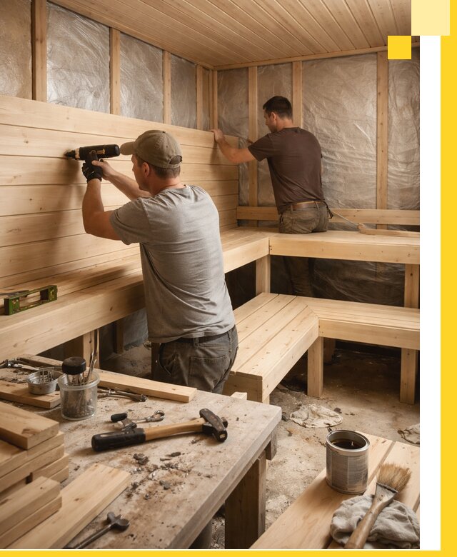 Профессиональная отделка бань и саун под ключ в Ставрополе