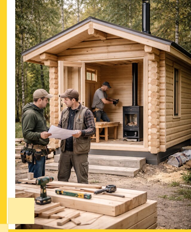 Монтаж бань под ключ в Ставрополе — от 207680 р. | ЭриданСтв