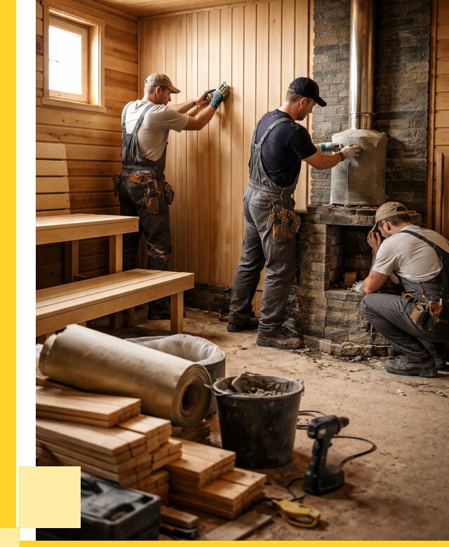 Ремонт бань под ключ в Ставрополе от 46728 р. | ЭриданСтв