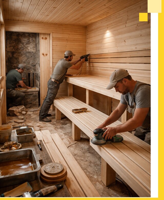 Профессиональная отделка бань в Ставрополе под ключ, с гарантией