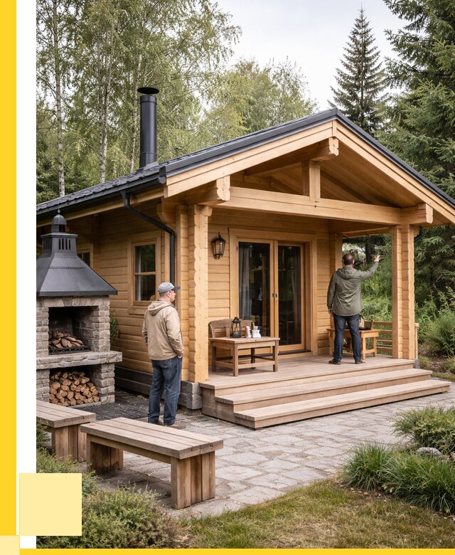 Деревянные бани под ключ в Ставрополе от 467280 р. | ЭриданСтв