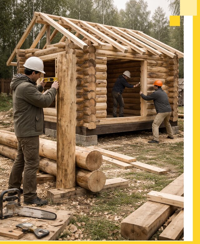 Строительство бань для дачи под ключ в Ставрополе с доставкой и монтажом