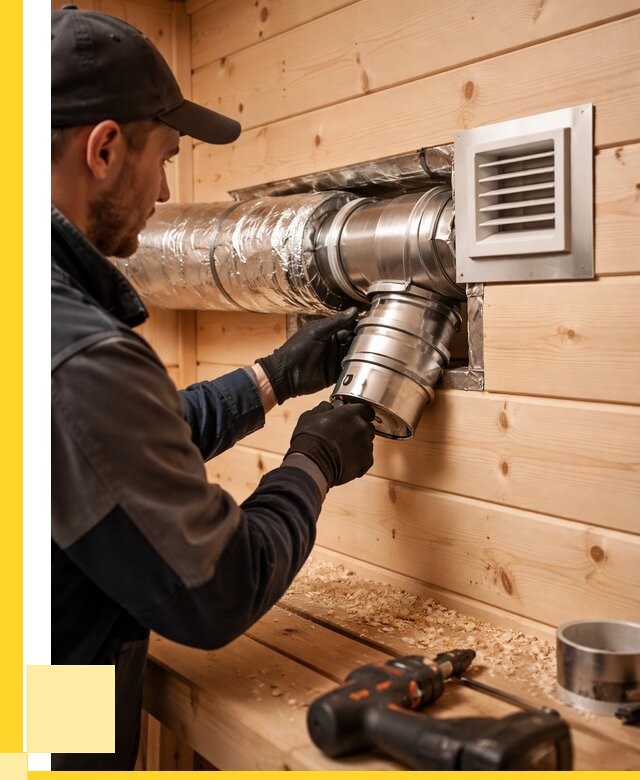 Монтаж вентиляции бани в Ставрополе от 12461 р. | ЭриданСтв