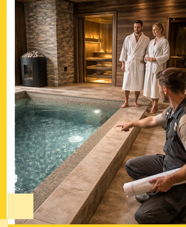 Проект бани с бассейном под ключ в Ставрополе от 67496 р. | ЭриданСтв