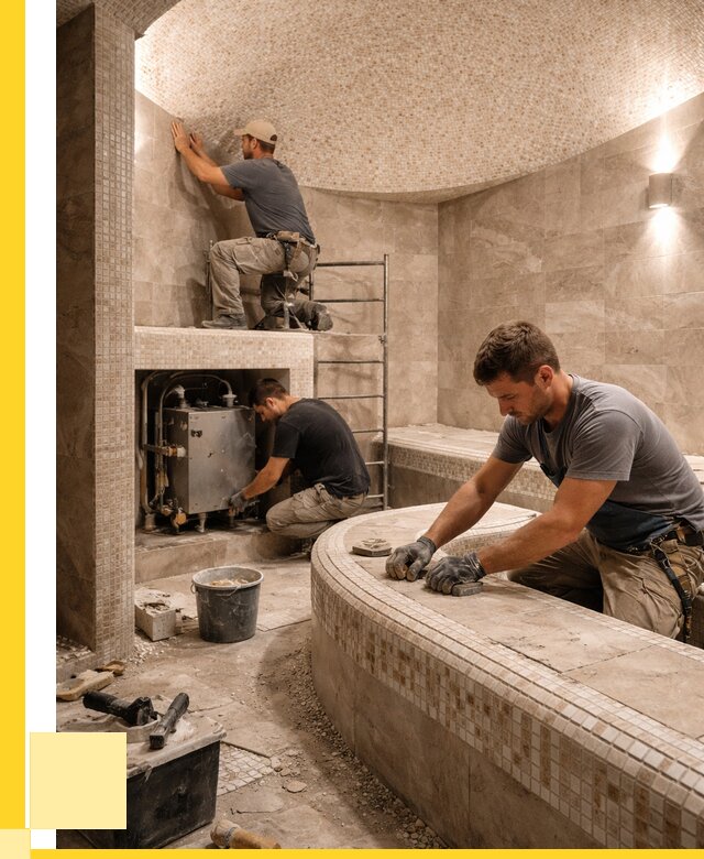 Монтаж хамамов под ключ в Ставрополе от 259600 р. ЭриданСтв