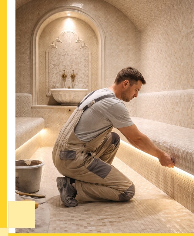 Отделка хамамов под ключ в Ставрополе от 5711 р. | ЭриданСтв