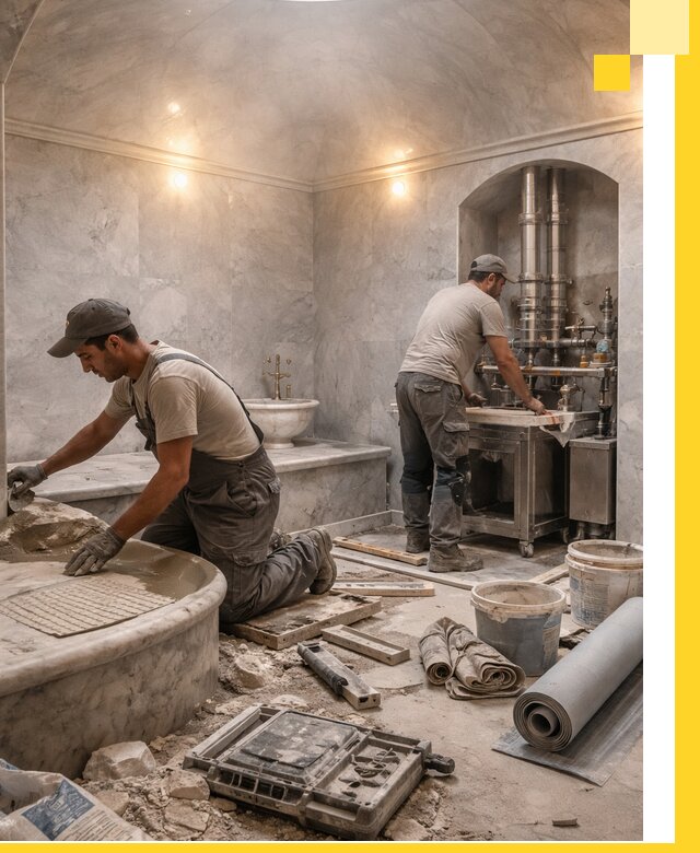 Строительство турецких бань хаммам под ключ в Ставрополе